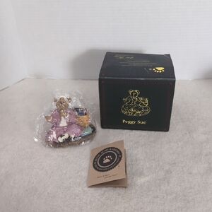 Boyds/Longaberger Exclusive Bearstone #2277958 LB - Peggy Sue - RARE - Retired